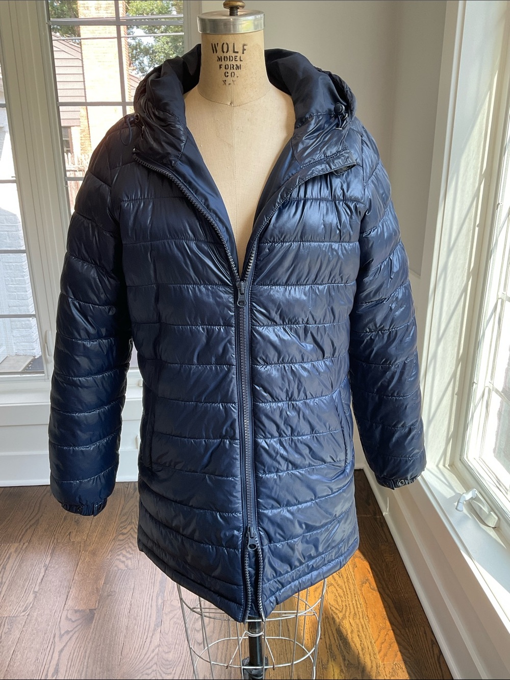 Lightweight Puffer Coat & Ski Hat